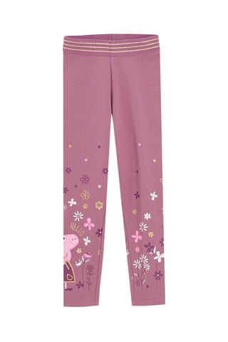 Legging Peppa Pig - Bordeaux
