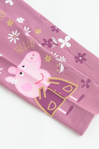 Legging Peppa Pig - Bordeaux