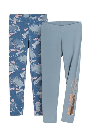 2 leggings - Ciel