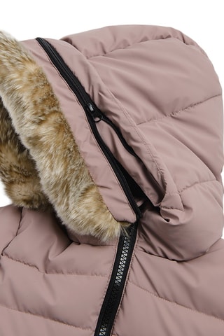 Doudoune à capuche - Rose