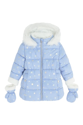 Doudoune à capuche - Ciel