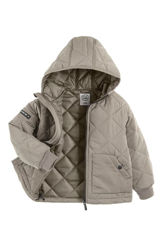 Doudoune à capuche - Kaki