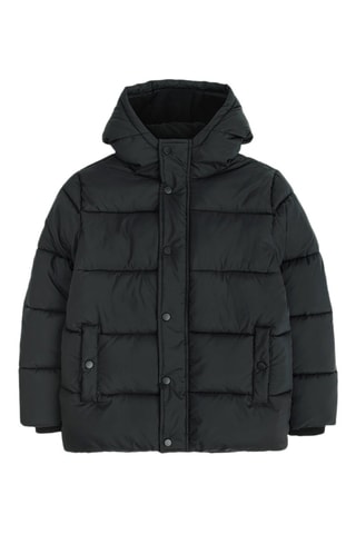 Doudoune à capuche - Noir