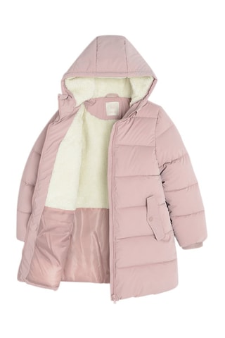 Doudoune à capuche - Rose