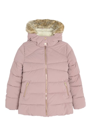 Doudoune à capuche - Rose