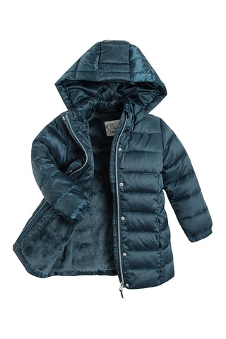 Doudoune à capuche - Bleu nuit