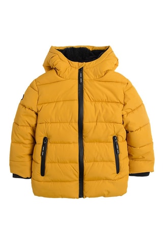 Doudoune à capuche - Jaune