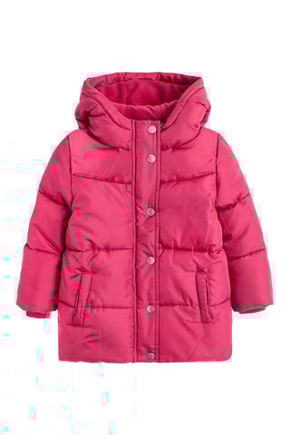 Doudoune à capuche - Fuchsia