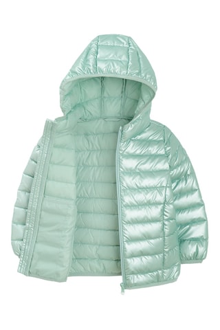 Doudoune à capuche - Argenté