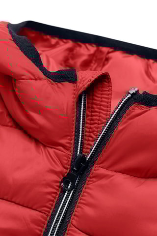 Doudoune à capuche - Rouge
