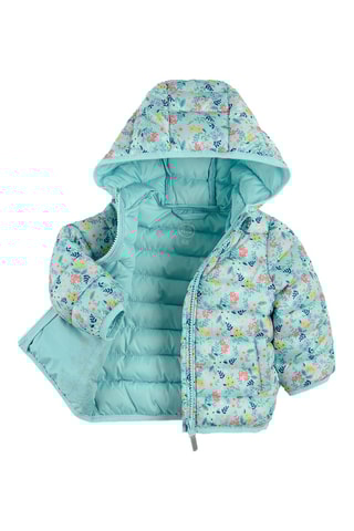 Doudoune à capuche - Vert d’eau