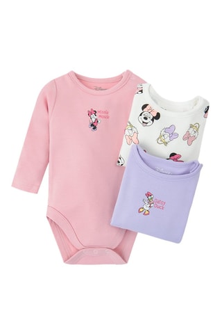 3 bodys Minnie et Daisy Disney - Multicolore