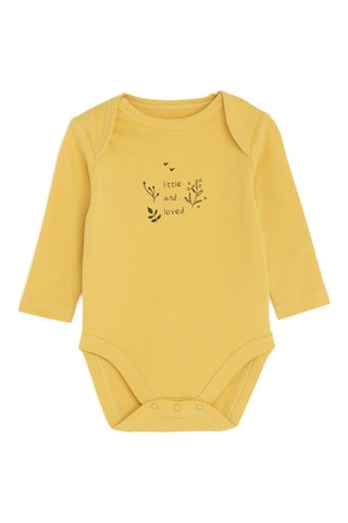 5 bodys - Jaune et écru
