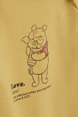 5 bodys Winnie l'Ourson Disney - Blanc et jaune