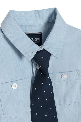 Body-chemise - Bleu clair