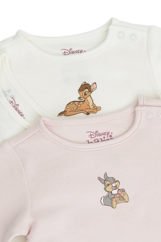 3 bodys Bambi et Mrs Rabbit Bambi Disney - Multicolore