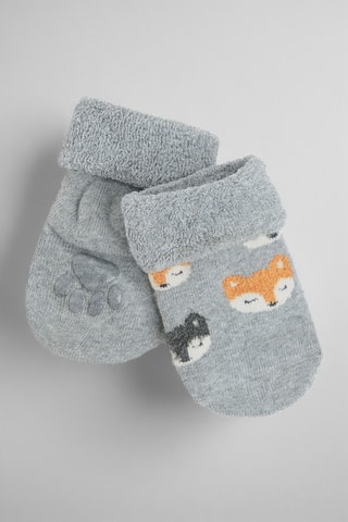 Chaussettes antidérapantes - Gris