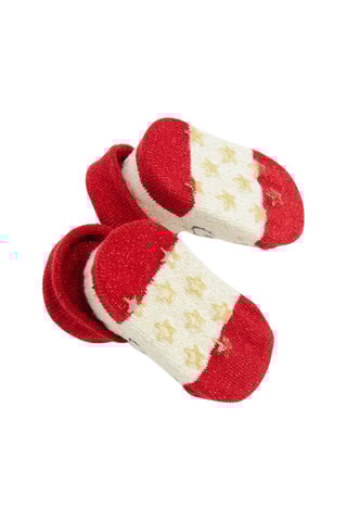 Chaussettes antidérapantes - Ecru