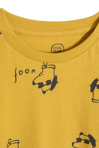 2 t-shirts - Moutarde et écru