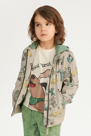 2 t-shirts - Moutarde et écru