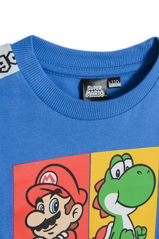 T-shirt Super Mario Nintendo - Bleu clair