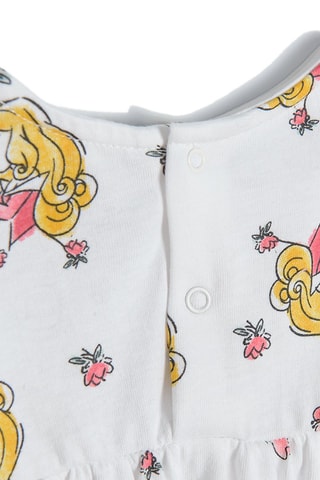 2 t-shirts Aurore La Belle au Bois Dormant Disney - Blanc et rose poudré