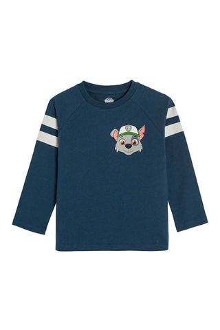 2 t-shirts Rocky Pat’ Patrouille - Gris chiné et bleu marine