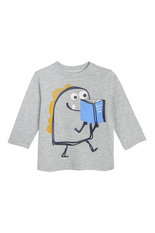 T-shirt - Gris clair chiné