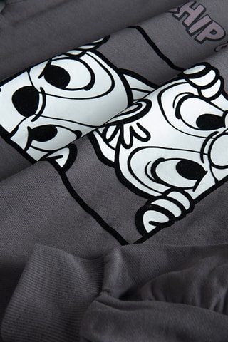 T-shirt Chip and Dale Disney - Gris foncé