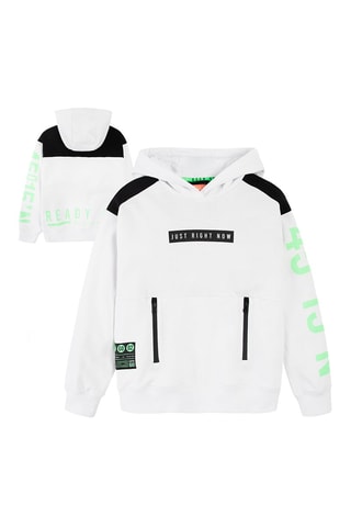 Sweat à capuche - Blanc