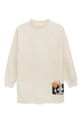 Sweat Bugs Bunny Space Jam - Ecru