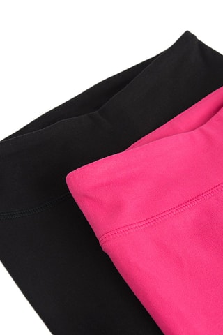 2 cyclistes - Noir et rose