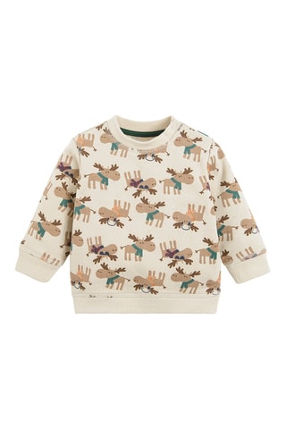 Sweat et pantalon Beige et bleu marine