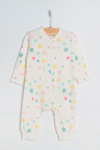 2 combinaisons - Ecru et vert d'eau