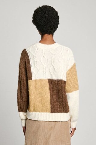 Maglia Hilary - Ecrù e marrone