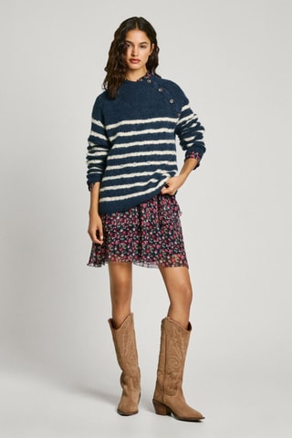 Maglia in lana e alpaca Hela - Navy