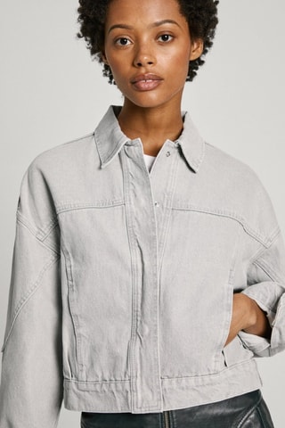 Giacca in jeans Katie - Grigio