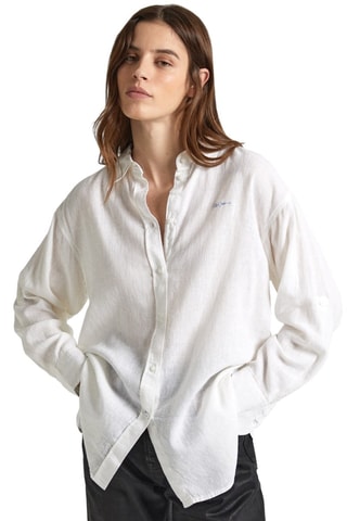 Camicia in lino Philly - Bianco