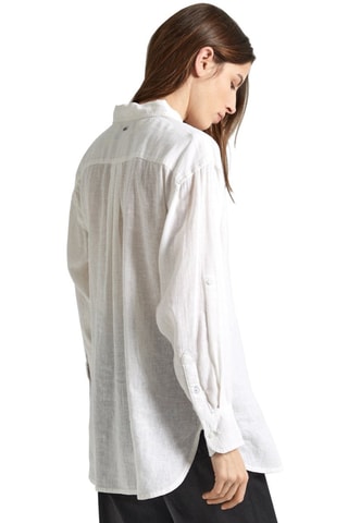 Camicia in lino Philly - Bianco