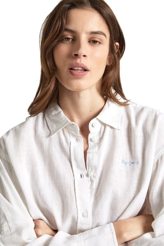 Camicia in lino Philly - Bianco