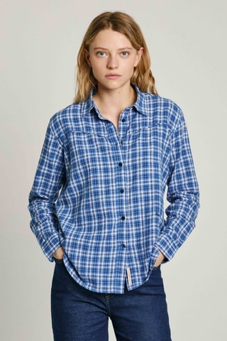 Camicia in lino Portia - Cobalto