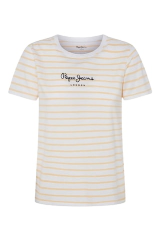 T-shirt Elba - Bianco e beige