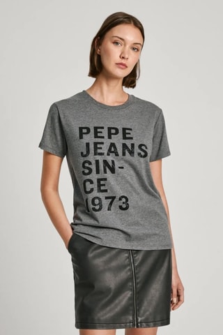 T-shirt Gio - Grigio scuro melange