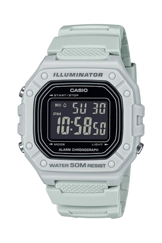 Orologio digitale in resina - Cronometro - Grigio e nero