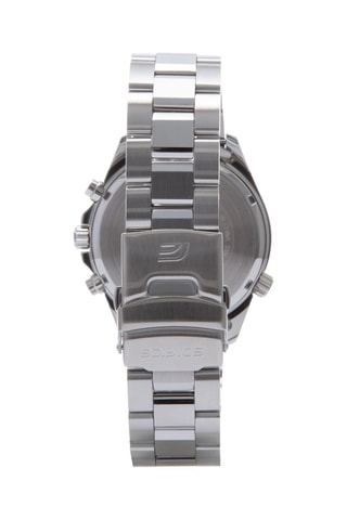 Orologio al quarzo in acciaio - Cronografo - Argentato e nero