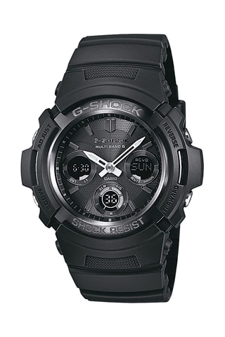 Orologio digitale e analogico in resina - Cronometro e allarme - Nero