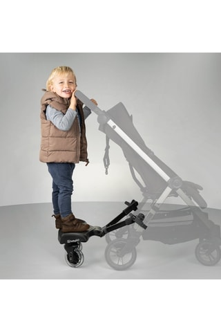 Plank met Wieltjes voor Kinderwagen