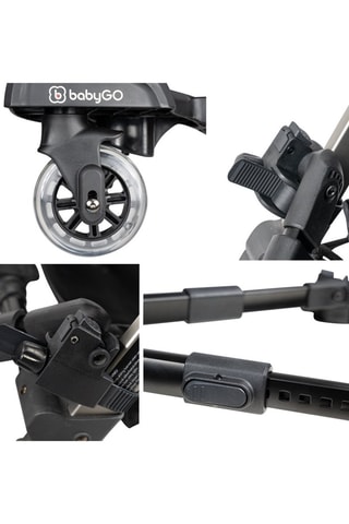 Plank met Wieltjes voor Kinderwagen