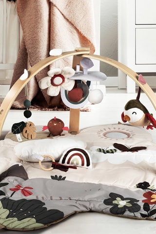 Houten Speelkleed Bianca Sky - Grijs - 100 cm - Vanaf de Geboorte