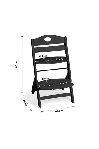 Massief Beukenhouten Kinderstoel XL Famille- Vanaf 6 maanden Tot 80 kg